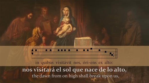 Benedictus--Gregorian chant in Latin --- Canticle of zechariah. | ST Anthony of PADUA Parish, -Franciscan Center NDOLA