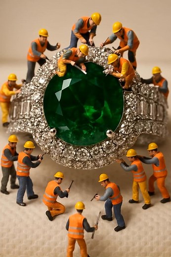 Get to Howes Diamond Jewelers in La Crosse to see this stunning emerald and diamond ring. Don’t miss this one! | Howes Diamond Jewelers