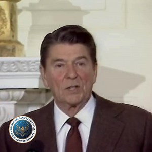 In 1984 #OnThisDay, President #RonaldReagan reflected on his visionary stance on education reform. His commitment to education hearkened back to the timeless principles of traditional learning, underscoring his dedication to nurturing the foundational pillars of knowledge and wisdom. #EducationReform #LeadershipInEducation | The Ronald Reagan Presidential Foundation and Institute