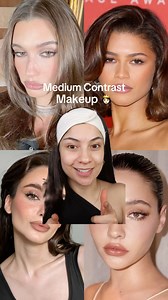 ¿Soy contraste alto o medio? 😫 Tutorial Medium Contrast Makeup o Maquillaje con contraste medio 🙂‍↕️ #makeuplooks #contrast #makeuptips | María Camila Aldana