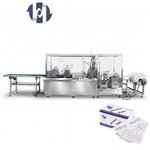 [Hot Item] Wet Tissue Wipes packaging Machine for Alcohol Pad Eyeglass Cleaning Paper Packing