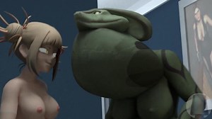 Snake Woman Vore Uraraka + Toga [VORE] (BucketHeadAnims)