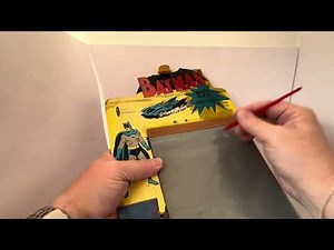 Vintage 1966 Batman - Magic Slate Paper Saver With Stylus On The Original Card