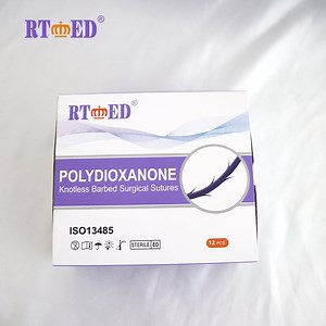 [Hot Item] Manufacture of Absorbable Knotfree Sutures Surgical Pdo Polydioxanone Barb Sutures