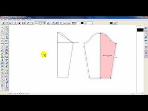 Cara membuat pola lengan secara digital dengan RP-DGS