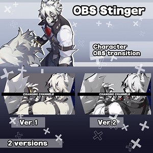 Lycaon | OBS Stinger | Stream & Video Transition | - Etsy