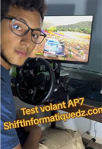 Experience Realistic Racing with the AP7 Gaming Steering Wheel