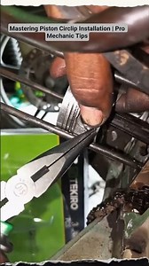 Mastering Piston Circlip Installation | Pro Mechanic Tips #tips #mechanic