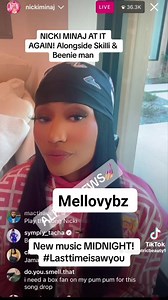 1.4K views · 21 reactions | Nicki Minaj AT IT AGAIN! Alongside Skillibeng & Beenie Man | MELLO VYBZ | Facebook