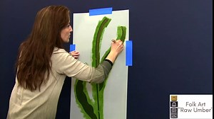 Flemish Tulip Large Flower Stencil - Reusable Stencils for Walls - Easy DIY Wall Design