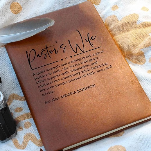 Pastors Wife Appreciation Gift, Personalized Journal Lady Preacher Notebook, Church Anniversary, Religious Women Christian Gift First Lady - Etsy