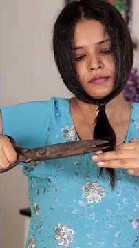 Cutting My LONG HAIR at Home | 4 Step Easy Hair Cutting | Step Cut Hair #hairhacks