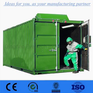 [Hot Item] Portable Movable Container Sandblasting Room, Transportable Blasting Room