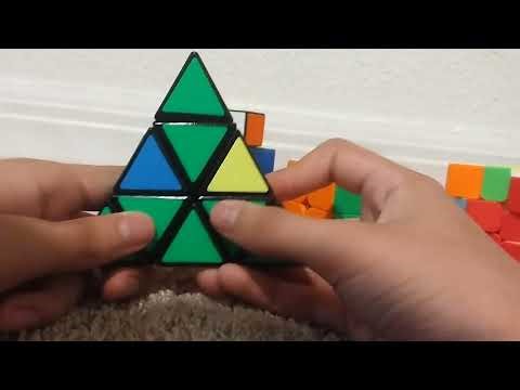 How to solve the pyraminx easy tutorial