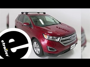 etrailer | Setting up the Inno Aero Flush Roof Rack for Naked Roofs on your 2016 Ford Edge