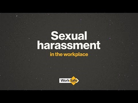Sexual harassment in the workplace