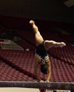 Bama Beam 💯! #Team48 #RollTide | Alabama Gymnastics