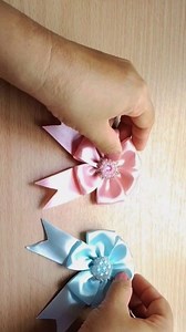 55K views · 612 reactions | Ribbon Bows For Hair #diy #crafts #handmade #flowers | Home Craft Ideas | Facebook