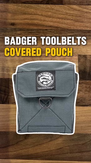 1.6K views · 171 reactions | Badger Tool Belts Covered Pouch Covered flap protects your contents from dust,debris and rain‼️ Making it ideal for storing items you don’t need all the time but want to be kept clean Clip on and off with ease 1000D Nylon American-Made Available on the SigTools Site Link in Bio #badger #pouch #tools #carpenter | SIG Tools A.K.A Top Class Gears NZ | Facebook