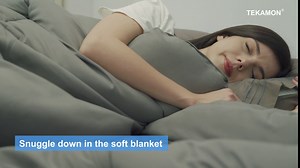 TEKAMON All Season Oversized Queen Comforter Winter Warm Summer Soft Quilted Down Alternative Duvet Insert Corner Tabs, Machine Washable Fluffy Reversible Collection for Hotel, Snow White