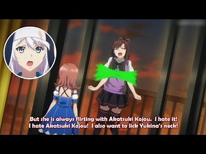 Kirasaka wants to lick yukina neck like kojo ||strike the blood S5 ep.2||