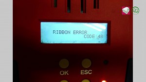 แก้ไข Ribbon error รหัส 48 เครื่องพิมพ์บัตร
