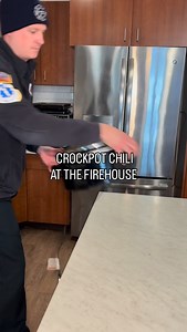 In the 20’s all week calls for an easy Crockpot Chili dinner here at the Station🔥 (Recipe👇) Feeds 4 firemen with lunch leftovers. Or 7-8 firemen. Chili: *Ground Beef (3 lbs) *Onion (1 lg) *Bell Pepper (1) *Chili Beans (15 oz can) *Kidney Beans (15 oz can) *Black Beans (15 oz can) *Tomato Sauce (28 oz can) *Crushed Tomatoes (28 oz can) *Green Chilis (1/2 7 oz can) *Beef Broth (14.5 oz can) *Black Coffee (around 1/4 cup) *Sugar (1/2-1 tsp) *Seasonings (3-4 tbs chili powder, 2ish tsp of cumin & p