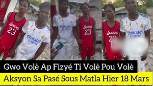 1.6K views · 40 shares | Men Koman yo fizye 2 vòlè sous Matla bagay la tris nèg yo kriye pou yo pa t0uye yo | Sanzo info | Facebook