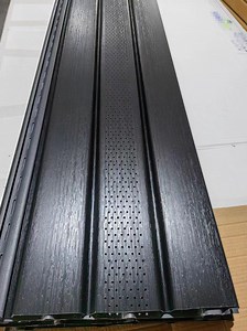 [Hot Item] PVC Soffit Ceiling Decoration Eave Vented PVC Cladding Panel