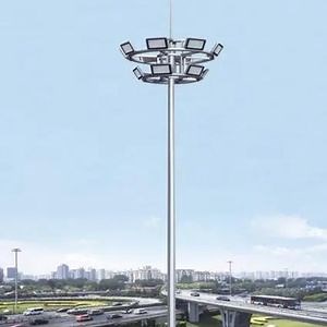 [Hot Item] Outdoor OEM High Quality 20m 30m 40m Steel Stadium Parking Lot High Mast Flood Light Poles