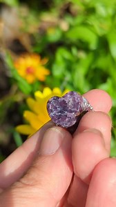 Hand Carved Sparkly Purple Lepidolite Mica Stone Heart Pendant, Customizable Beaded Stone Jewelry - Etsy