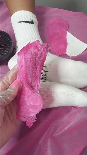 Brazilian Wax Strip Reveal Using Sexy Smooth Tickled Pink Hard Wax | Client Demo by @1faye
