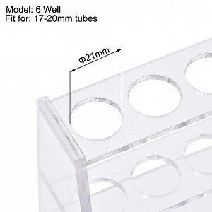 [Hot Item] Acrylic Test Tube Holder 6 Holes for 50ml Centrifuge Tubes Rack
