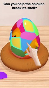 Can you help the chicken break its shell? 🐥 | Tile Master 3D