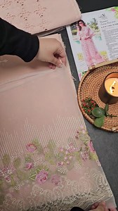 ASMARA Exquisite Schiffli embroidery, delicate organza details, and captivating chiffon dupatta. Complete with an embroidered cambric trouser for timeless elegance. Shop Now: https://sablev.net/ #sablevogue #formals #luxurylawn #lawn #livenow #summerformals #summerlawn | Sablevogue