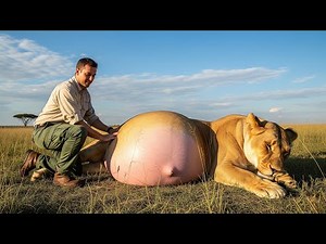 A Pregnant Lioness Gives Birth. What the rescuers did shocked everyone.