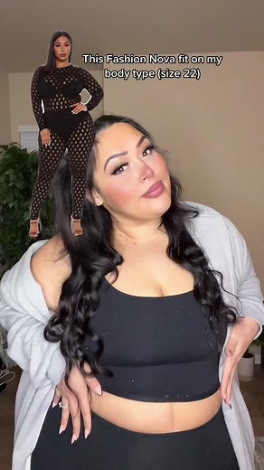 Plus Size Fashion Nova Fit for Size 22 Model Showcase