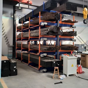 Adjustable Telescopic Cantilever Shelving for Pipe Storage Factories