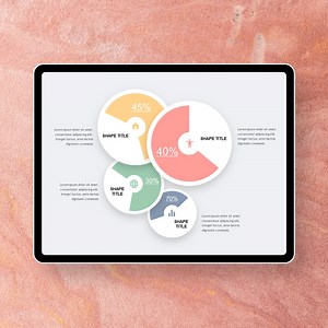 Unbalance Graph Array PowerPoint Templates