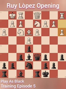 27K views · 297 reactions | Calculation of variations and methods of taking decisions Play As Black Versus Ruy Lòpez Opening ( Part 5 ) #ChessOpening #RuyLopezOpening | Chess Galleryan | Facebook