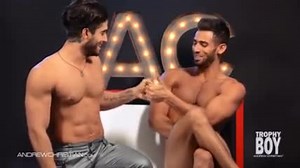 Diego Sans and Pablo Hernandez take up the naked challenge