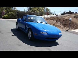 1 Owner 1990 Mazda Miata MX-5 5 spd Convertible For Sale 81k Orig MI