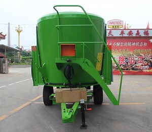 [Hot Item] 8m3 Traction Animal Feed Mixer Vertical Feed Mixers Suitable for Dairy Farms