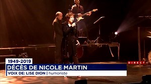 «C’était le rêve de ma vie, chanter avec Nicole Martin» - Lise Dion
