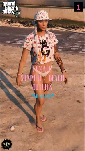 15 Pretty Cute Female Outfits NO GLITCH | GTA 5 Online #gta5 #gtafemaleoutfits #gta5outfits #shorts