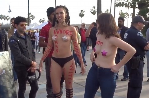 LAPD tells topless women that pasties don't count as a shirt