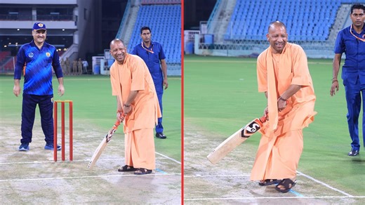 UP Chief Minister Yogi Adityanath Plays Cricket At All India Advocates Cricket Tournament | NDTV