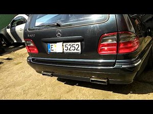 Mercedes W210 E430 V8 Sound Exhaust