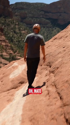 16K views · 90 reactions | Is this the world’s most DANGEROUS trail?  Rich is in Sedona, Arizona to take on the famous White Line  . . . #gmbn #mtb #globalmountainbikenetwork #arizona #whiteline #sketchy #mtbtrail #sedonaarizona | Global Mountain Bike Network | Facebook