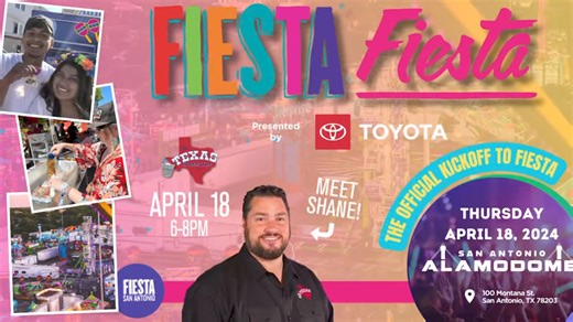 If you’re heading to Fiesta this Thursday for Fiesta Fiesta, be sure to come see us with our friends from Toyota! We will also be at the Fiesta Oyster Bake on Friday! More details in the video below, and Viva Fiesta! | The Texas Bucket List
